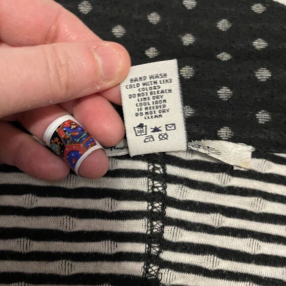 American Rag Cie Black/White Polka Dot Cotton Blend Short Blazer 3/4 Sleeve sz S - Picture 6 of 11